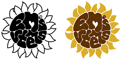 Em's Stems brand flowers logo wordmark