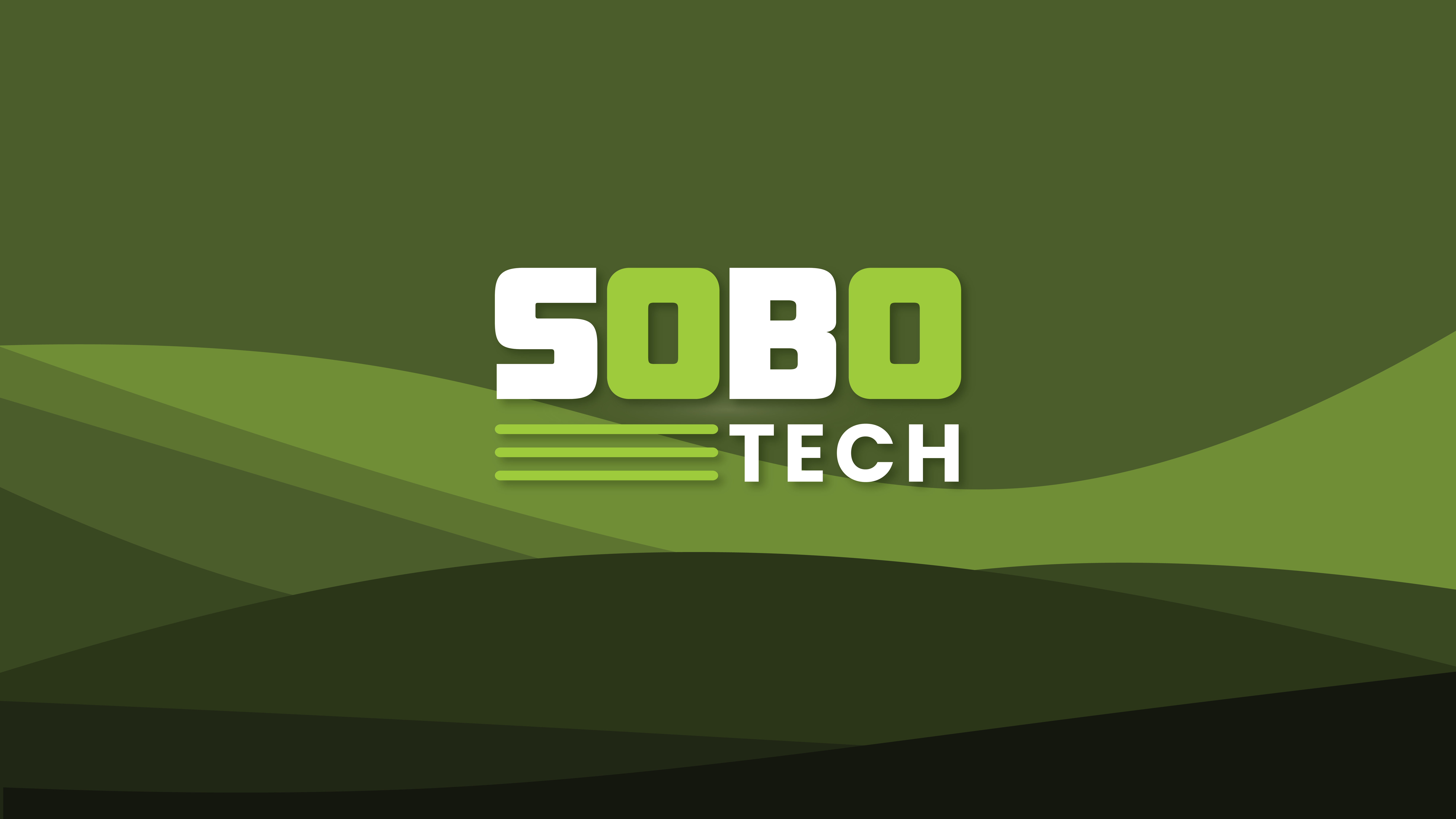 SOBO TECH — Modern Brand Identity Design brand identity branding creative direction digital branding dribbble futuristic design geometric design logo logo design minimalism modern design neon green tech logo technology typography