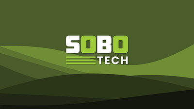 SOBO TECH — Modern Brand Identity Design brand identity branding creative direction digital branding dribbble futuristic design geometric design logo logo design minimalism modern design neon green tech logo technology typography