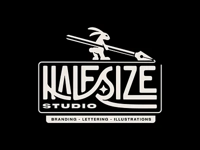 Pentool Bunny bunny design illustration lettering logo pentool rabbit type