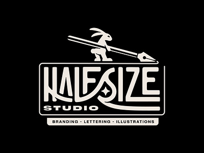 Pentool Bunny bunny design illustration lettering logo pentool rabbit type