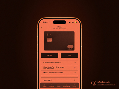 Daily UI #007 – Settings app design banking app card management dailyui fintech mobile design orbitron settings ui design