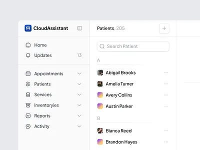 Saas Patients Dashboard dashboard design interface patients product product designer saas ui ux