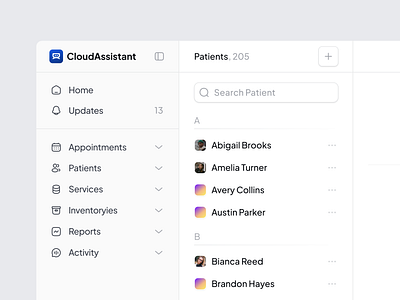 Saas Patients Dashboard dashboard design interface patients product product designer saas ui ux