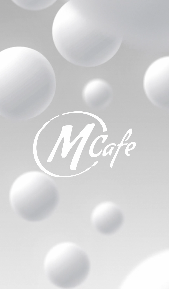 MCafé Logo Animation - Cloud Bubbles 3d render abstract animation branding bubbles clouds coffee brand logo animation mobile vertical motion graphics smooth soft animation white aesthetic