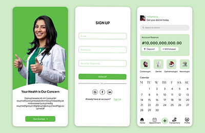 MEDICAL APP app design is healthcare app healthtech medical app mobile app product design ui design ux design