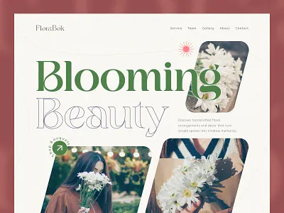 Floral Bouquets Shop | Dreamy eCommerce Hero Header (UI/UX) aesthetic branding e commerce design elegant floral website floristry website frasurebane hero header landing page luxury florals minimal modern website shop hero ui ui design uiux webdesign website website ui wordpress