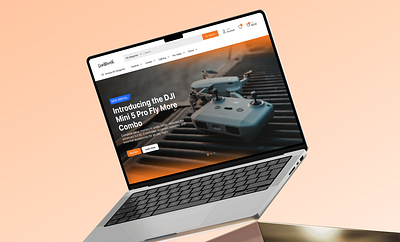 E-commerce Homepage - LenWorth camera design ecommerce homepage landing page ui ui design uiux ux