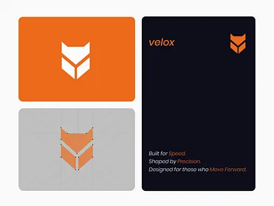 Velox Modern Logomark branding flat design geometric logo graphic design graphic designer illustration illustrator layout logo logo mark logos minimalist logo modern logo visual identity