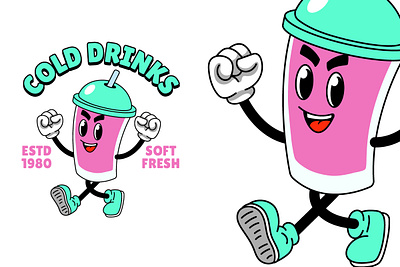 CUP drinks Character character cute graphic design illustration
