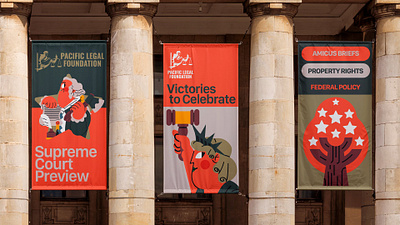 Pacific Legal Foundation branding illustration ilustración