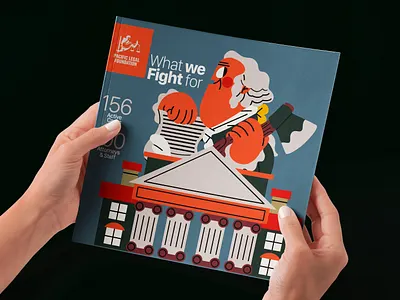 Pacific Legal Foundation branding editorial illustration ilustración jhonny núñez