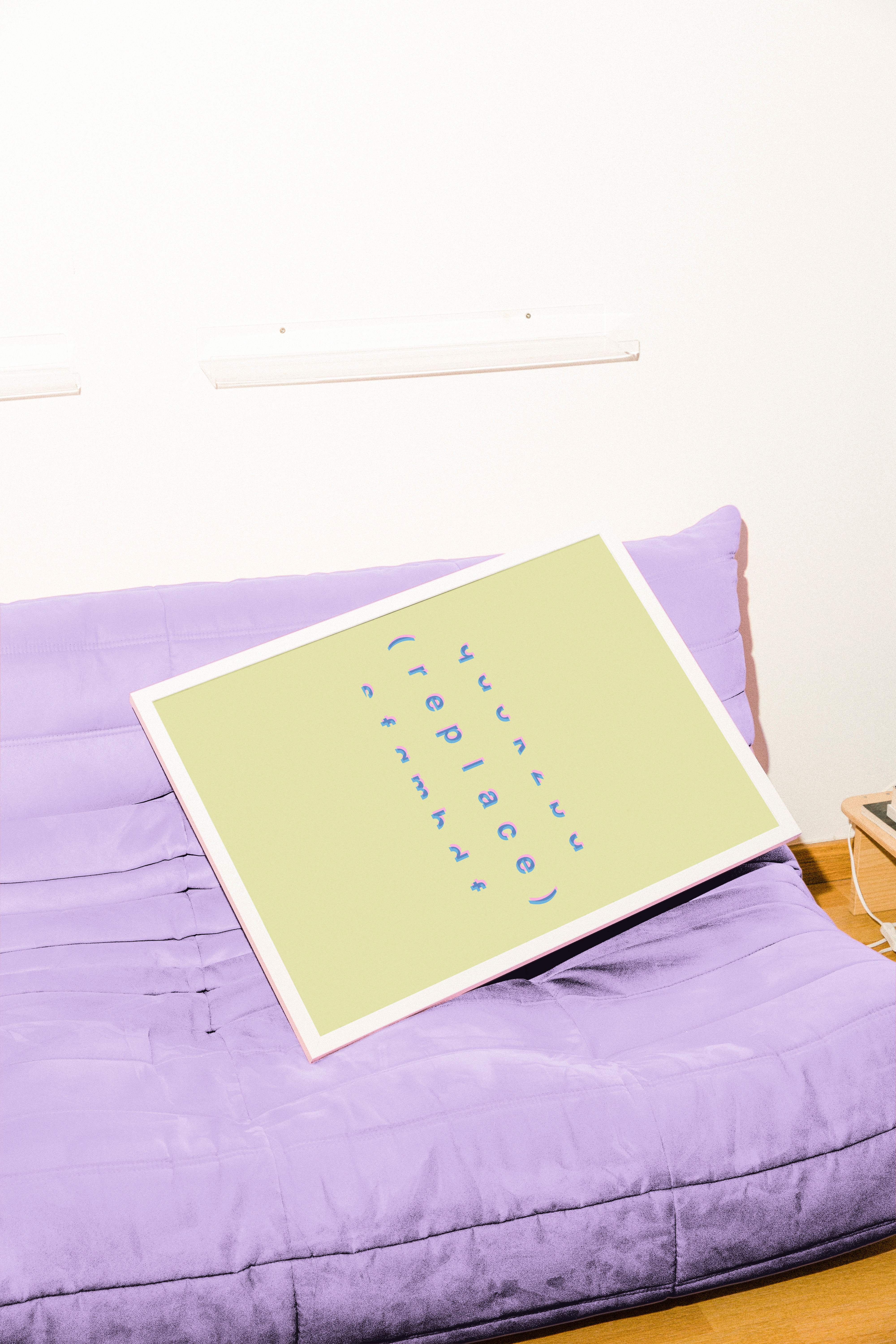 Replace - Typographic Poster animation collage design graphic design poster risograph typography