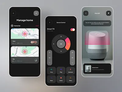 Smart Home App Design app design app interface design home automation interface internet of things iot mobile app design mobile ui mobile ui design mobile ux modern ui remote control services smart home app smart home app design smart home3 ui uiux design ux