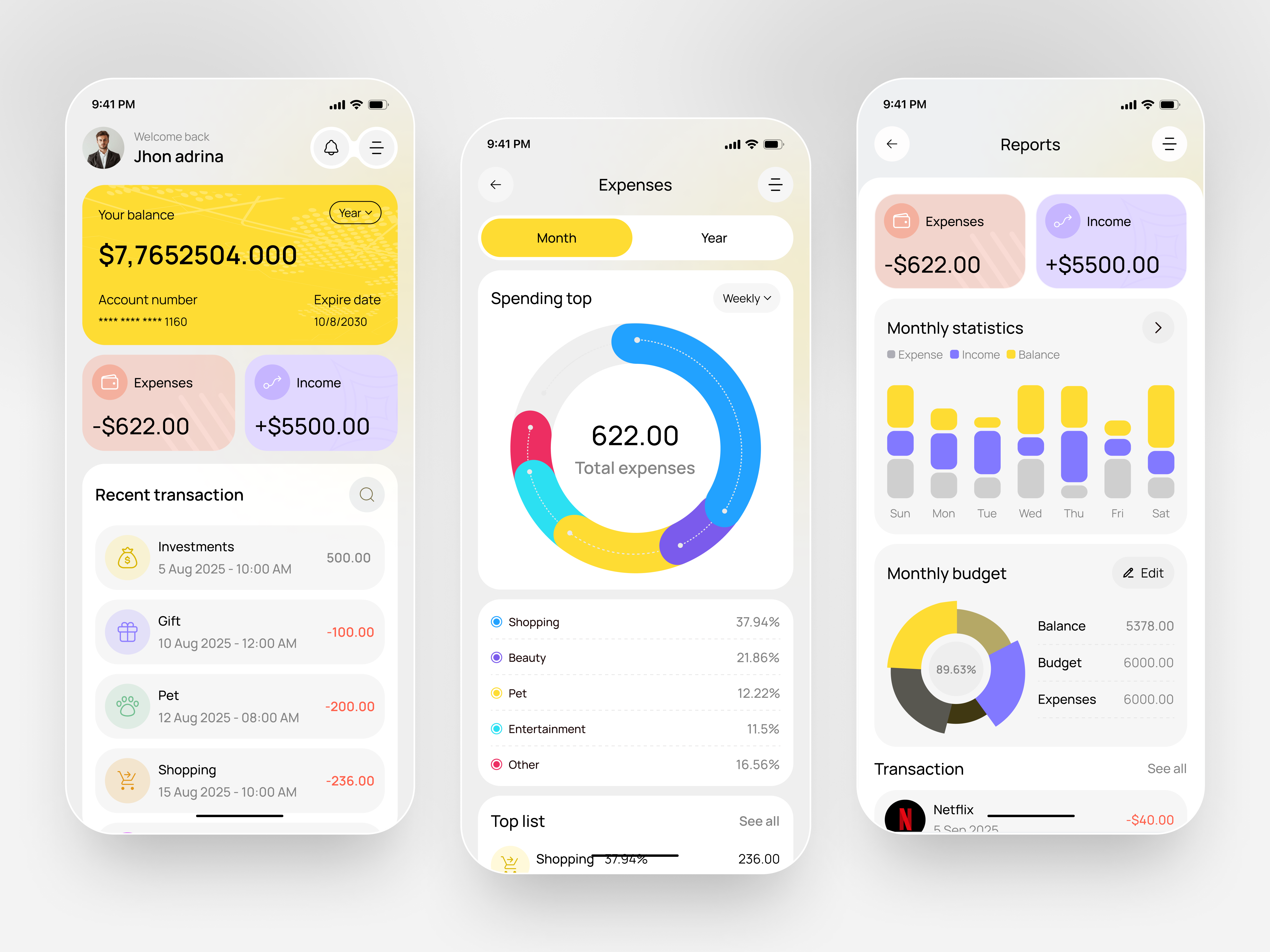 Personal Finance Mobile App | UI/UX Design android app design application design bank app banking app finance finance app financial financial app fintech fintech app ios app ios app design mobile app mobileapp money transfer app product design ui ux ux ui design