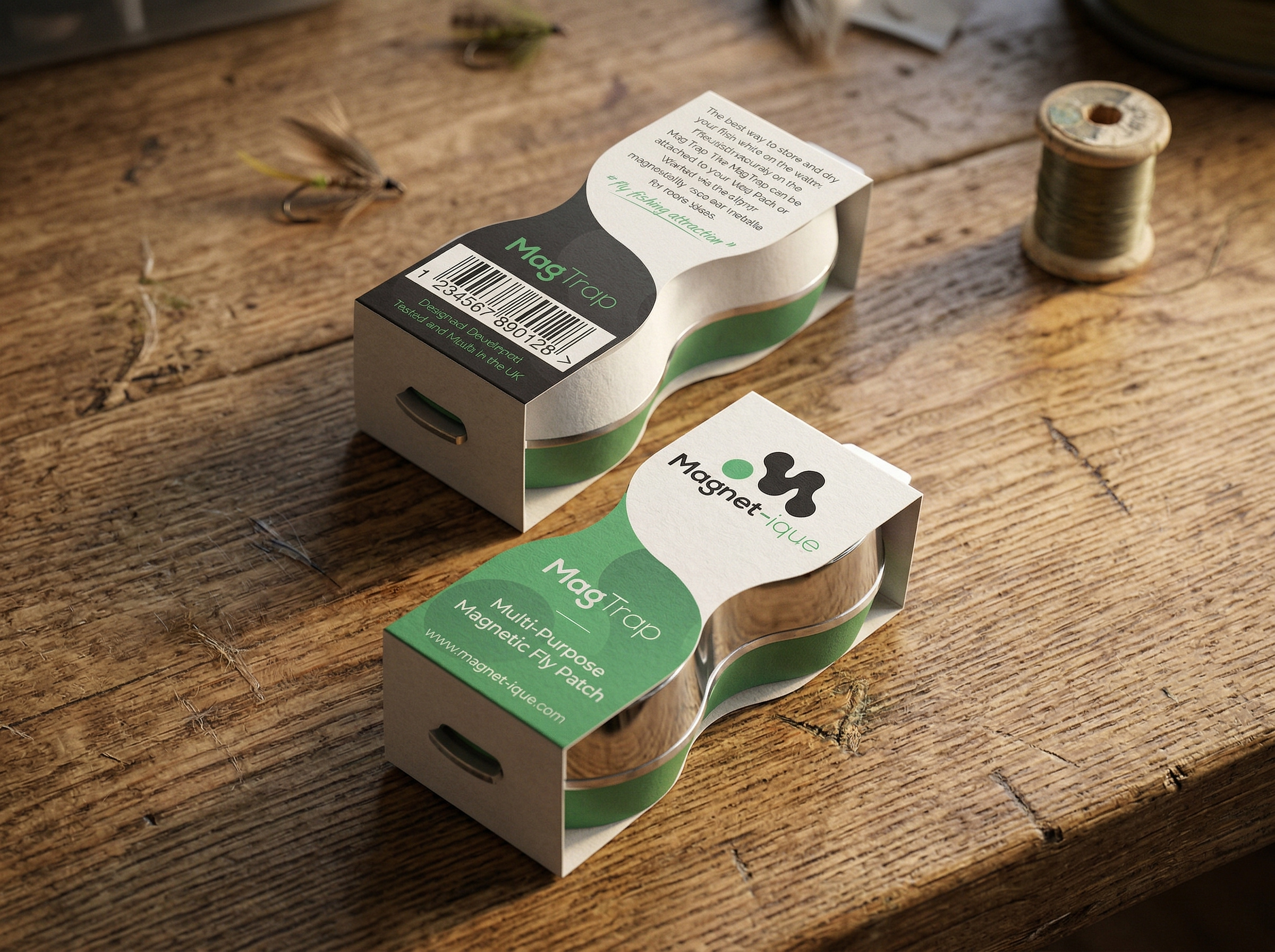 Magnetic Fly Trap Packaging Design — Retail Product Box box branding die cut packaging display packaging fishing fly patch fmcg design functional industrial design label magnetic marketing packaging packaging design pest control product box professional retail packaging special diecut structural design