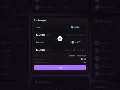 Exchange Money - Finance bitcoin crypto exchange finance fintech send send money usdt web3