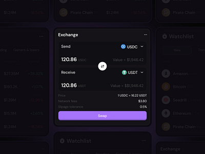 Exchange Money - Finance bitcoin crypto exchange finance fintech send send money usdt web3