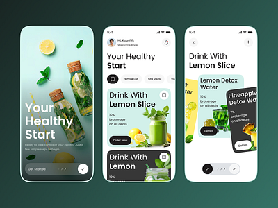 Healthcare Mobile App UI/UX Design app app design app redesign app ui app uiux doctor fitness fitness app ui food food app health app healthcare ios mobile app mvp nutrition