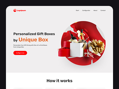 Presenting individual gift boxes landing pages branding design elegantgifting gift box gift boxes giftboxes gifts landingpages minimaldesign photography typography ui ux web website