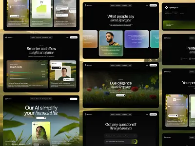 AI Finance Landing Page ai ai platform banking finance finance landing page finance website financial website fintech fintech startup hero section homepage investment investment platform landing page personal finance app saas startup trading web platform website