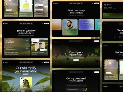 AI Finance Landing Page ai ai platform banking finance finance landing page finance website financial website fintech fintech startup hero section homepage investment investment platform landing page personal finance app saas startup trading web platform website