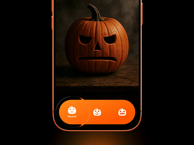 Halloween Bubble Navigation animation bubble effect figma prototype glassmorphism halloween halloween menu interaction design interactive ui liquid glass menu microinteraction mobile ui motion design nav animation nav menu navigation transition effect ui animation ui design user interface