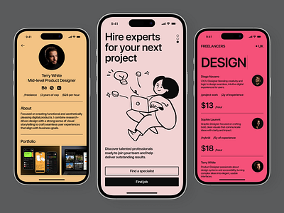 Marketplace App for Local Services app design application design clean ui ios local services marketplace mobile app mobile app design mobile app ui mobile ui modern app ui popular service app ui ui ux ux