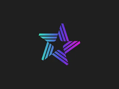 Star Line Logo Design ai assistance artificial intelligence brand branding brandmark design double stars icon logo logo design logomark star star icon star line star logo tech logo technology virtual assistance