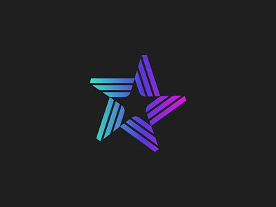 Star Line Logo Design ai assistance artificial intelligence brand branding brandmark design double stars icon logo logo design logomark star star icon star line star logo tech logo technology virtual assistance