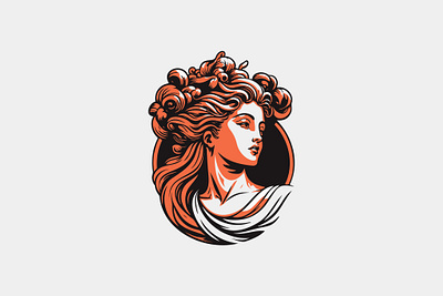 Aphrodite Reborn bold branding design elegent fashion god goddess graphic design greek illustration logo luxury queen roman