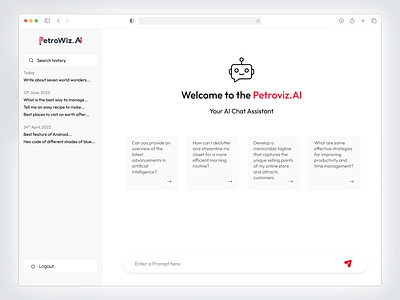 AI Chatbot Web App UI Design ai chat ai chat web app ai chatbot ai chatbot ui ai chatbot web app artificial intelligence automation dashboard chat ai chat bot chat interface chatbot chatbot dashboard chatbot ui chatgpt dashboard ui saas saas dashboard web application web design web platform design