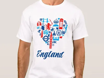 England - Tshirt albion england graphic design icons print on demand tshirt tshirt design uk united kingdom