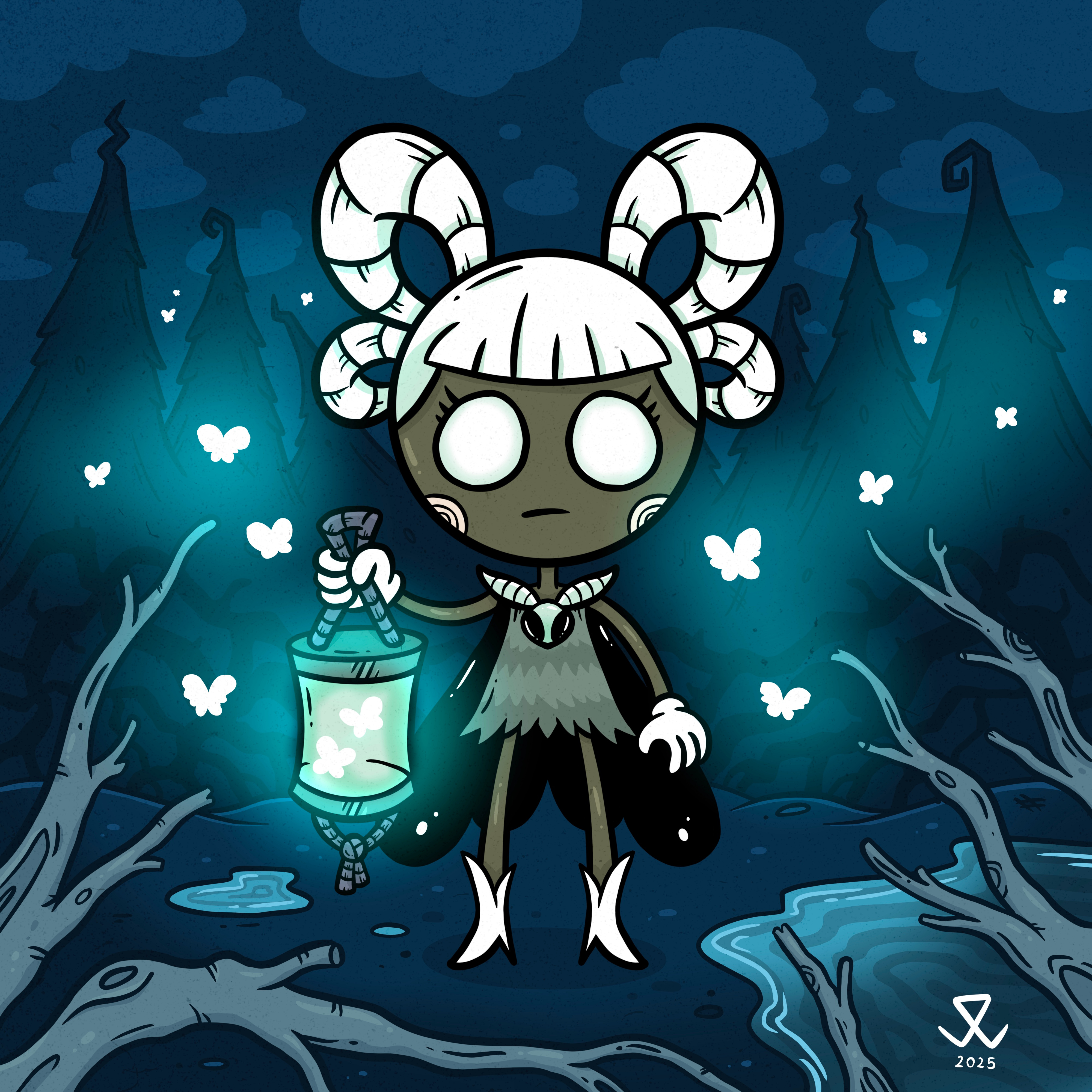 The Moth Child 1930s board book brand card cartoon character creepy dark game gameart hero horror illustration moth night retro rubberhose tabletop vintage