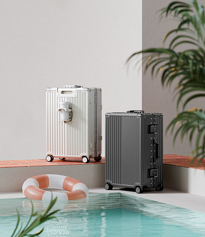 产品渲染 3d blender design 建模渲染 行李箱 产品设计 电商设计 设计