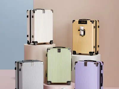 行李箱效果图 3d blender branding graphic design ui 建模渲染 行李箱 产品设计 电商设计 设计