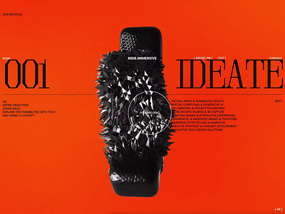 KODE Immersive 3d 3d animation animation creative experimental hero design home page hover animation hover interaction interactive landing page logo 3d malvah motion graphics serif typography ui ux web design