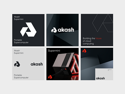 Akash Social Media Graphics brand brand identity branding design graphic design illustration logo ui vector visual identity