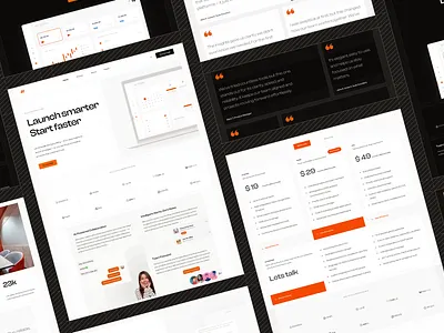 Mizu | A Bold & Lightning-Fast Product Launch Template landing page saas template theme ui ux webdesign