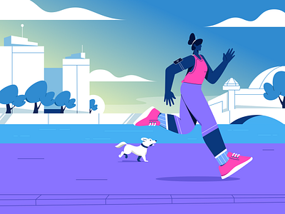 Futuristic Habitat Scene - Urban Lifestyle Illustration art branding concept art digital illustration eco friendly graphic design illustration illustration design illustrator landscapt lifestyles product design vector vector illustration