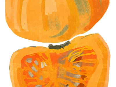 Pumpkin art digital illustration illustration procreate sketch