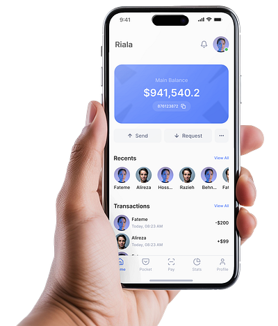 Riala Home page app branding design graphic design typography ui ux