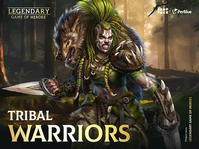 Legendary: Games of Heroes - Game Characters (Tribal Warriors) 2d characters 2d game art character character art character creation character design characterdesign characters fantasy fighter fighters game art game character game characters gaming jungle tribal tribal warrior warrior warriors