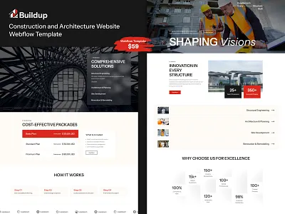 Buildup - Architecture & Design Website Webflow Template architectural portfolio architecture website building design construction construction services construction website creative design agency interior design landscape architecture mobile friendly real estate responsive seo friendly uiux web design web development webflow webflow template webflow website