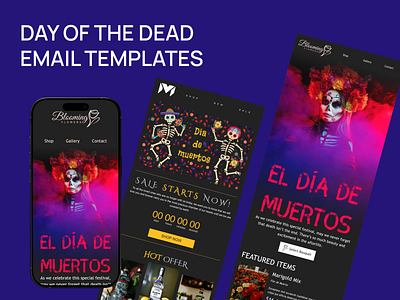 Day of the Dead Email Design design email email builder email campaign email design email marketing email newsletter email templates html email newsletter stripo email ux design web design