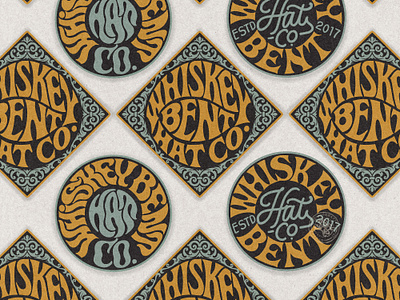 Whiskey Bent Hat Co. branding company brand logo company branding company logo design graphic design illustration logo typeface