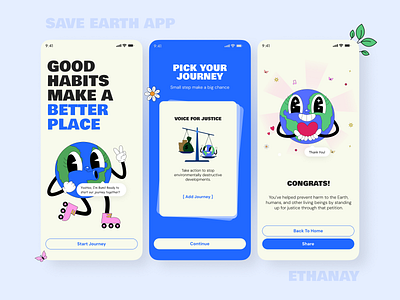 BUMI - Save Earth App climateaction ecofriendly illustrationui playfulluiapp playfului saveearth saveourplanet ui
