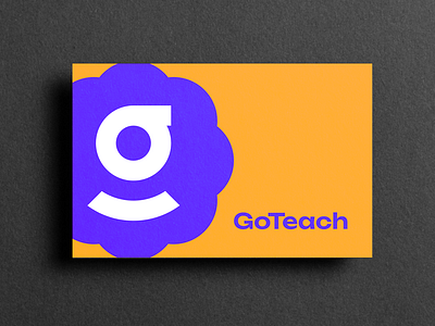 GoTeach - Business Card branding graphic design logo