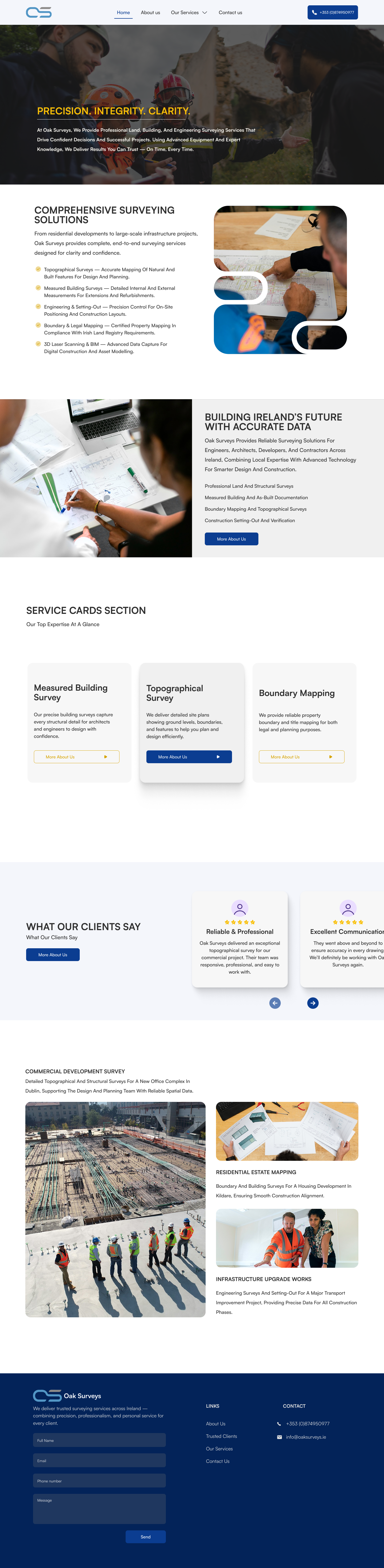Surveying Website client satisfaction landing page product design ui user experience web design website
