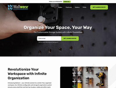 Pre-Launch Landing Page design dribbble shot e commerce landing page design landingpage lead generation pre launch pre launch landing page ui ux